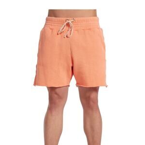 LES TIEN Heavyweight Yacht Shorts Washed Cantaloupe in Size Small